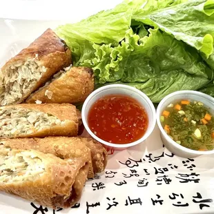 1.Deep Fried Chicken Egg Roll(3PCS)