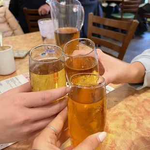 Apple cider mimosa