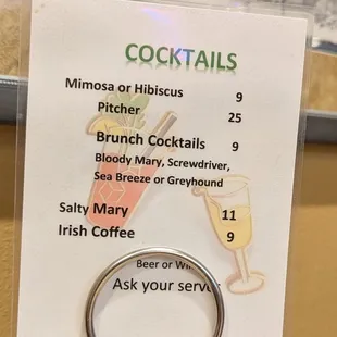 What&apos;s a brunch without Cocktails?
