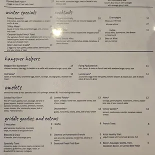 Menu Jan 2025