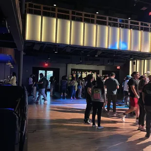 2 story event space. Upstairs has seats and tables