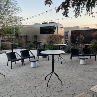 Patio seating area