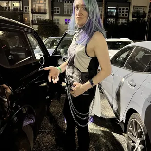 The chains that "could be used as a weapon" I had to walk 10 mins to my car and back.