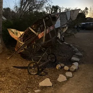 Shark made of scrap metal