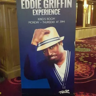 The sign in the Rio casino