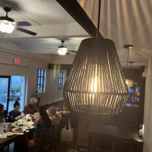 Inside the dinner area