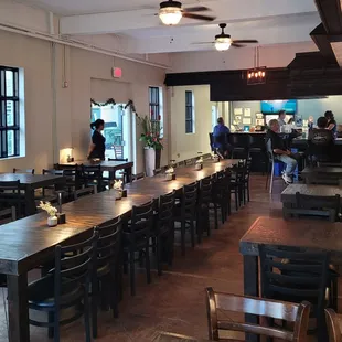 The main dining room.  They also offer outside dining in a beautiful garden, along with a large space in the back.