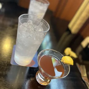 Raspberry lemon, drop martini, which was delicious