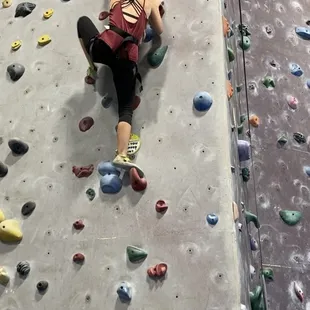 Rock climbing