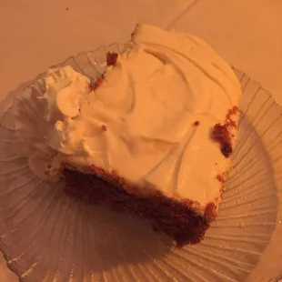 Carrot cake.. lots of frosting!