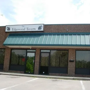 the front of the building