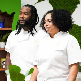 Owners Myles Bunch &amp; Valencia Lawrence