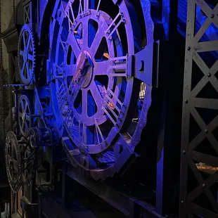 The Clock at entry (It keeps time too!)