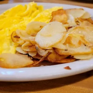 Eggs and potatoes