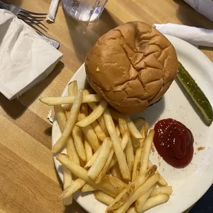 Cheeseburger w/fries