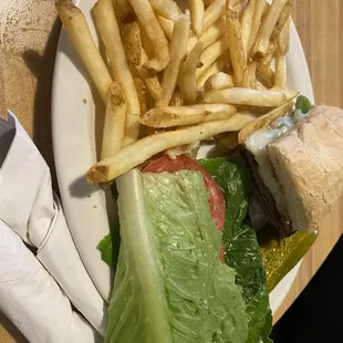 Philly Steak Sandwich w/fries