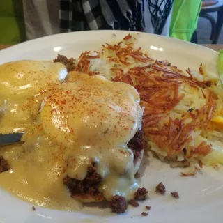 Benedict with Chorizo