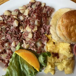 Corned Beef Hash and 2 Eggs