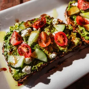 Fresh avocado toast