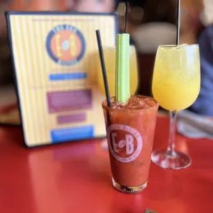 Happy Hour 7-9am  Half off bloody Mary&apos;s and mimosas