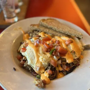 Carnitas breakfast bowl