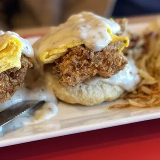 Chicken & Biscuits Stack