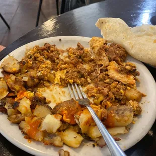 ranchero with chorizo scram