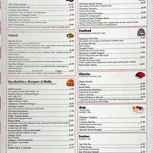New Lunch Menu