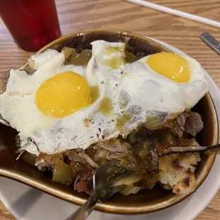 Carnitas skillet (on special) - delish!