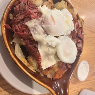 Corned beef hash skillet