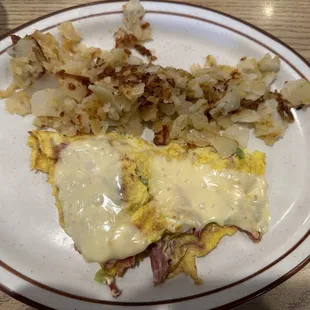 My little hash omelette