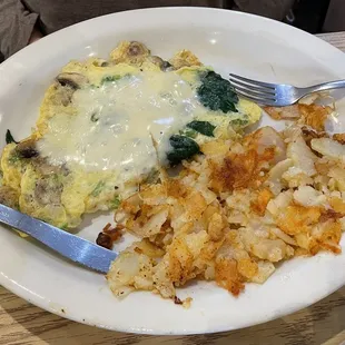 Veggie omelette