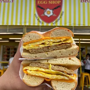 Bacon Egg and Cheese Bagel