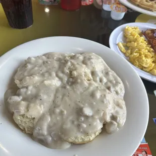 Sausage biscuits and gravy