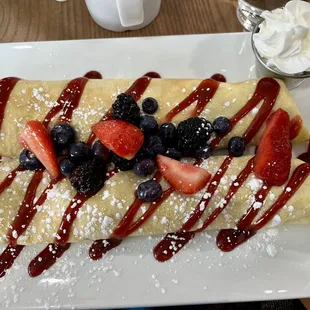 Berry blast crepes-delicious!!