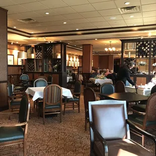 the dining room and bar