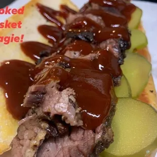Smoked Brisket Hoagies