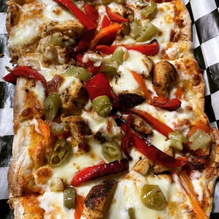 Roman style Pinsa crust pizza!