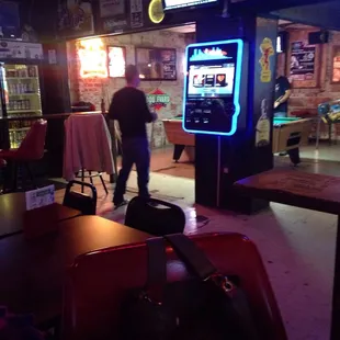 a man playing a video game
