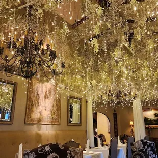 The room decorated