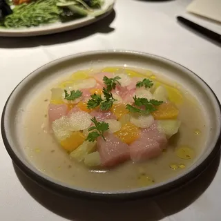 Hamachi Crudo