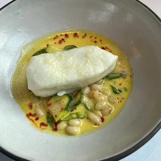 Poached Halibut