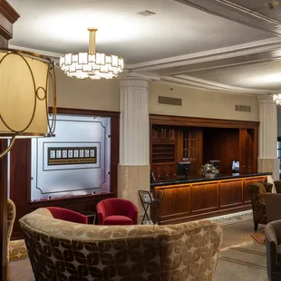 Our newly renovated lobby.