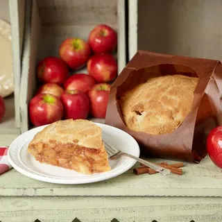Apple Pie Baked in a Paper Bag / Slice