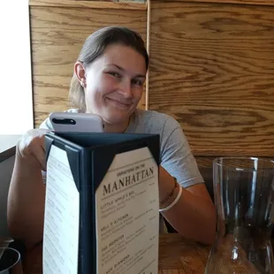 Enjoying a break from the road trip!