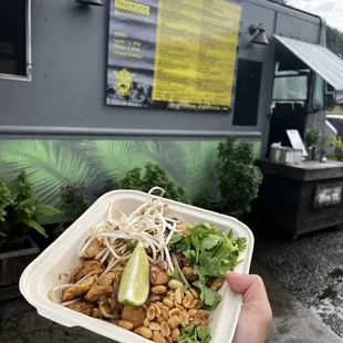 Pad Thai with Chicken