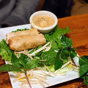 a plate of food on a table