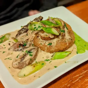 a plate of food on a table