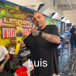 MR. LUIS OUR AMAZING OWNER / TATTOO ARTIST !!!!!!!!!!!!!!!!!! BOOK NOW !!!!!!!