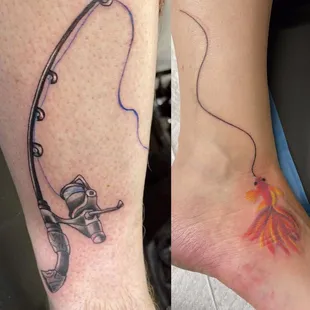 JUST A LITTLE FISHING DONE BY @INKED_BY_LOU